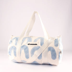 Duffel and Cosmetic Bag Blue Arch Bundle - oh coconuts.