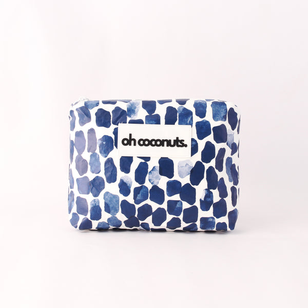 Beach Pouch | Medium | Bold and Blue-tiful - oh coconuts.