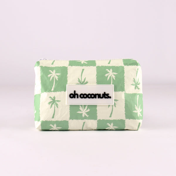 Wallet Pouch - Green Palms - oh coconuts.