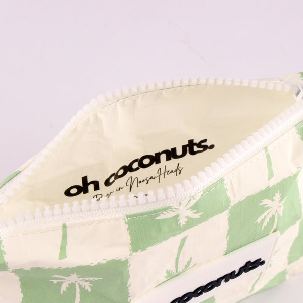 Wallet Pouch - Green Palms - oh coconuts.