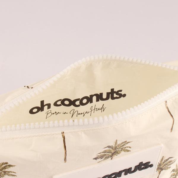 Medium Beach Pouch - LA Palms - oh coconuts.