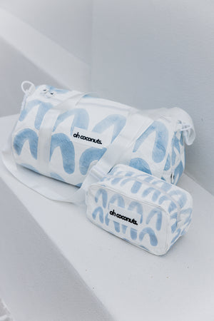 Blue Arch Duffel + Cosmetic BUNDLE