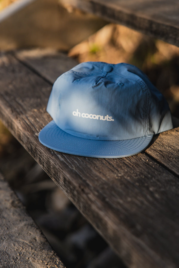 Blue oh coconuts surf hat with quick dry material