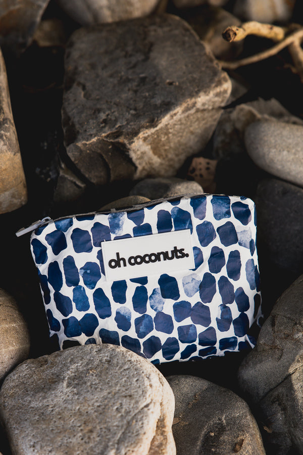 Beach Pouch | Medium | Bold and Blue-tiful