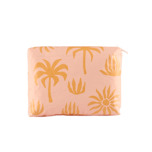 Wet | Dry Pouch | Large | Pink Palms