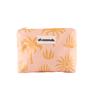 Wet | Dry Pouch | Large | Pink Palms