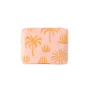 Wet | Dry Pouch | Medium | Pink Palms - oh coconuts.